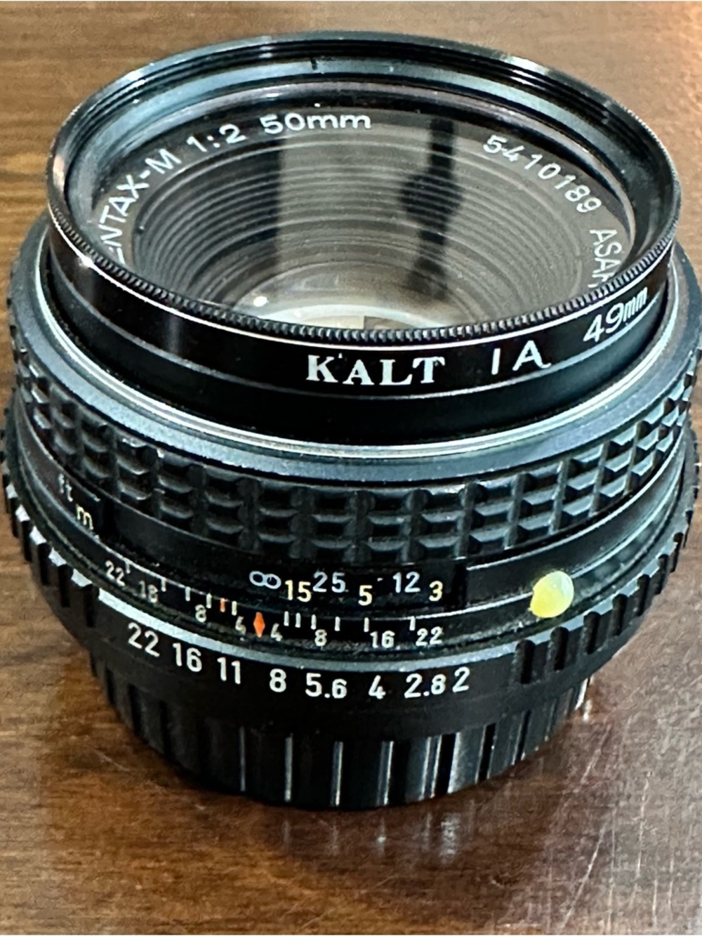 SMC Pentax-M 50mm f/2 Asahi Optical Co. K Mount Lens